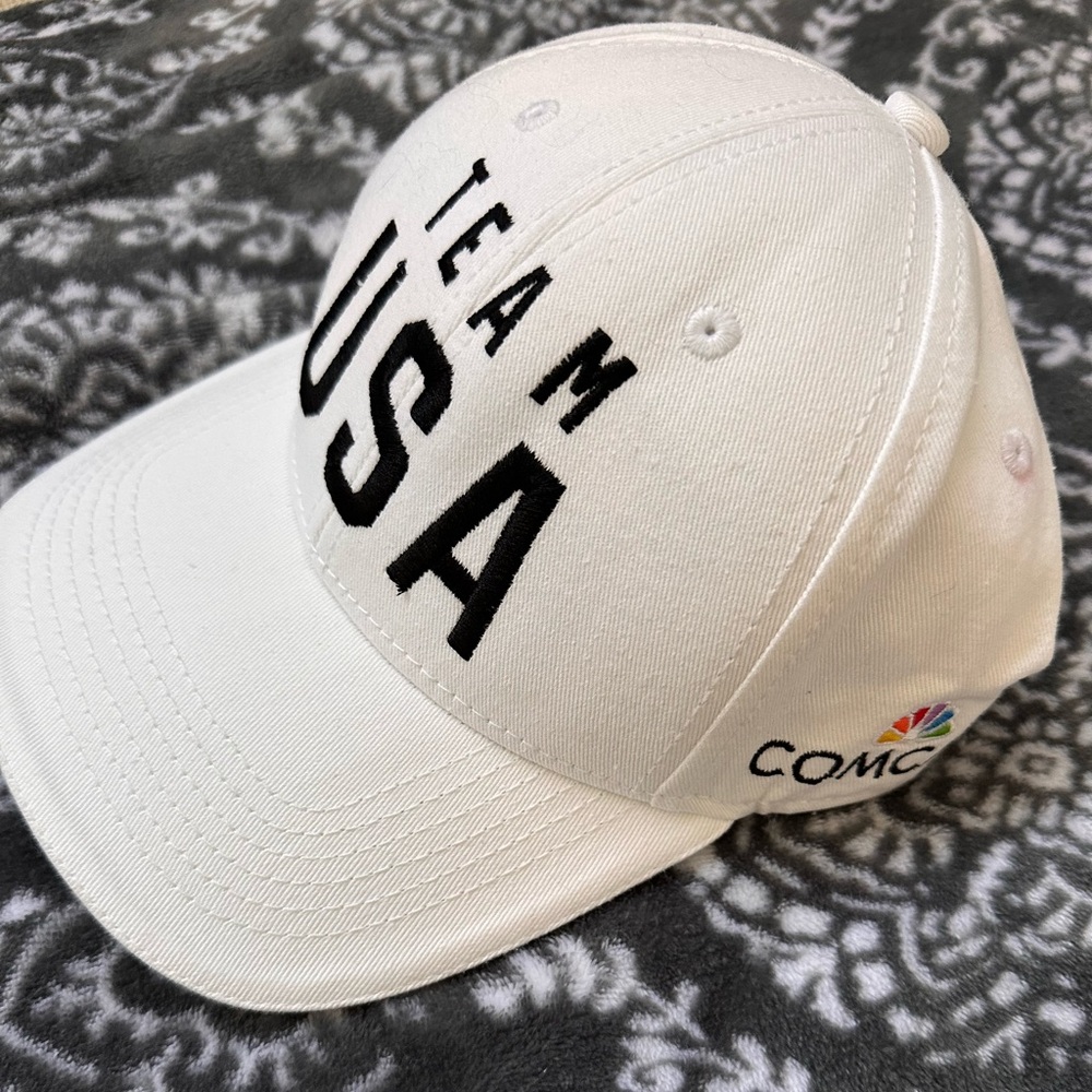 TEAM USA White Baseball Cap